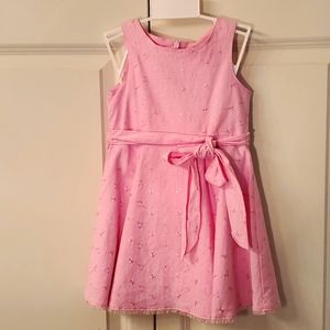 Pink girl's Spring or Easter dress